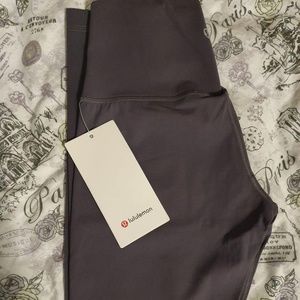 New lululemon align pant 25" Titanium Size 6